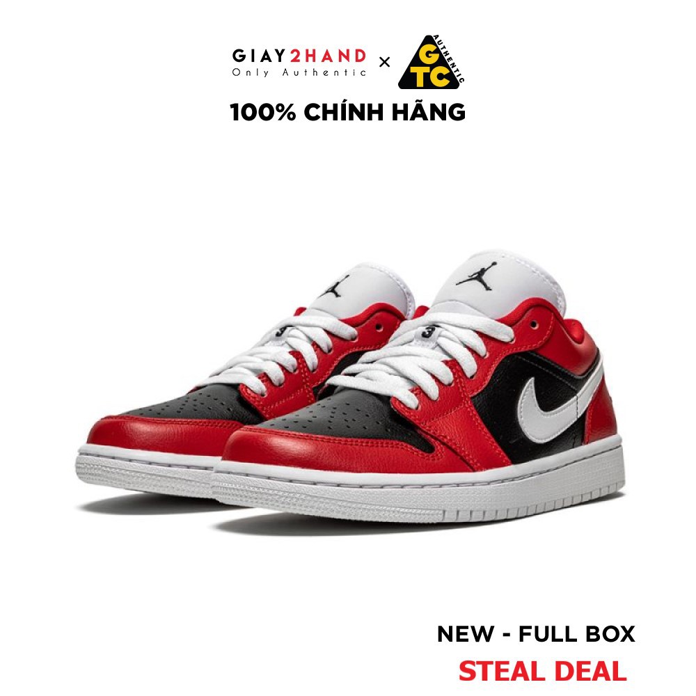 (NEW) Giày Sneaker Thể Thao Nike Wmns Air Jordan 1 Low Chicago Flip DC0774-603 Chính Hãng 100%