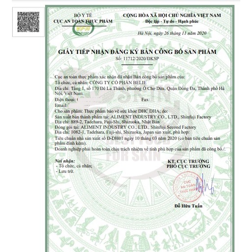 Viên uống Bổ Não DHC Bổ Sung DHA và EPA