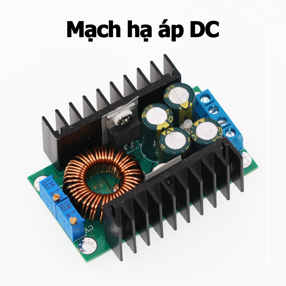 Mạch hạ áp modun giảm áp DC 10A,sạc điện thoại, sạc ắc quy, cấp nguồn