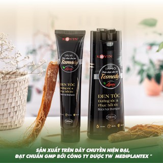 Bộ dầu gội xả làm đen tóc không phẩm màu , không nhuộm, đen tóc tự nhiên cải thiện sau 2-3 lần sử dụng