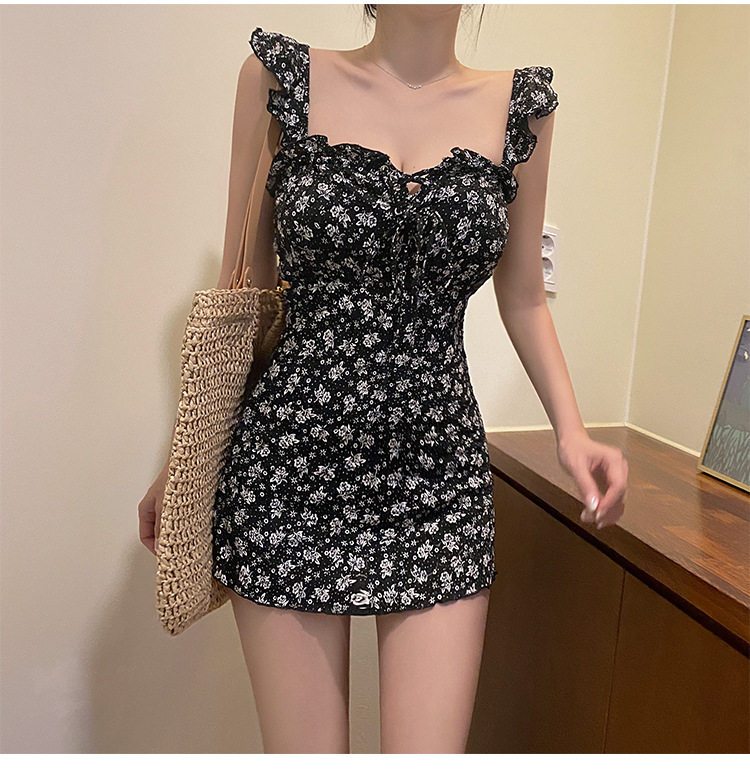 Set Đồ Tắm In Họa Tiết Hoa Phong Cách Hàn Quốc Dành Cho Nữ | BigBuy360 - bigbuy360.vn