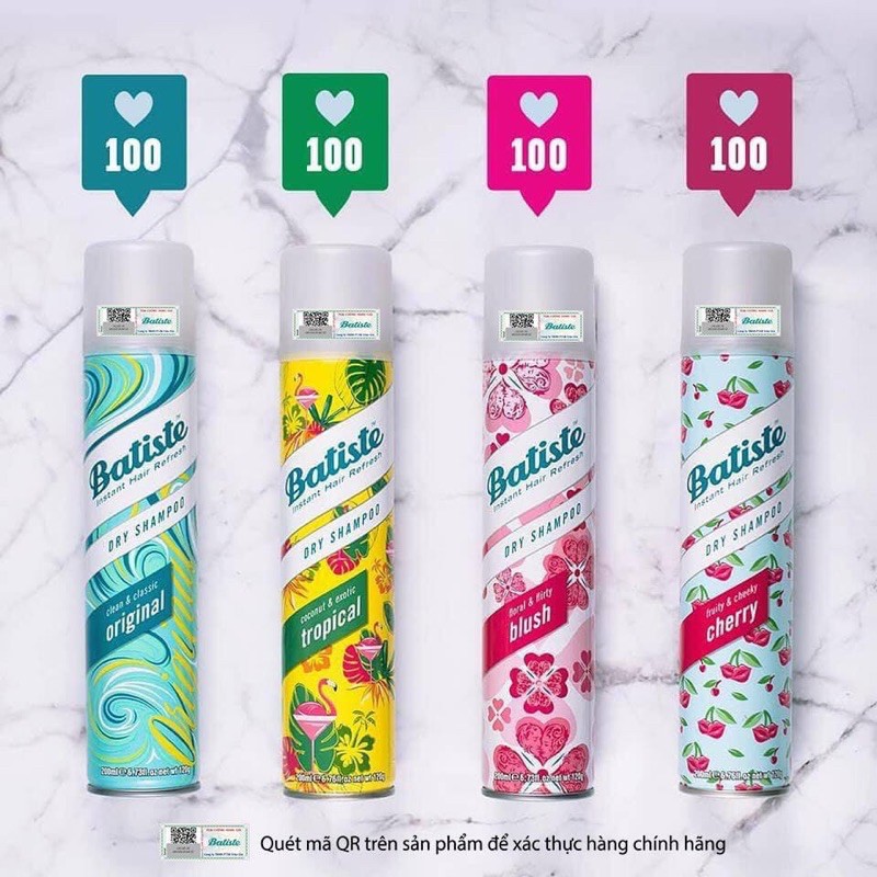 Dầu gội đầu khô Batiste 200ml - Chính hãng | BigBuy360 - bigbuy360.vn