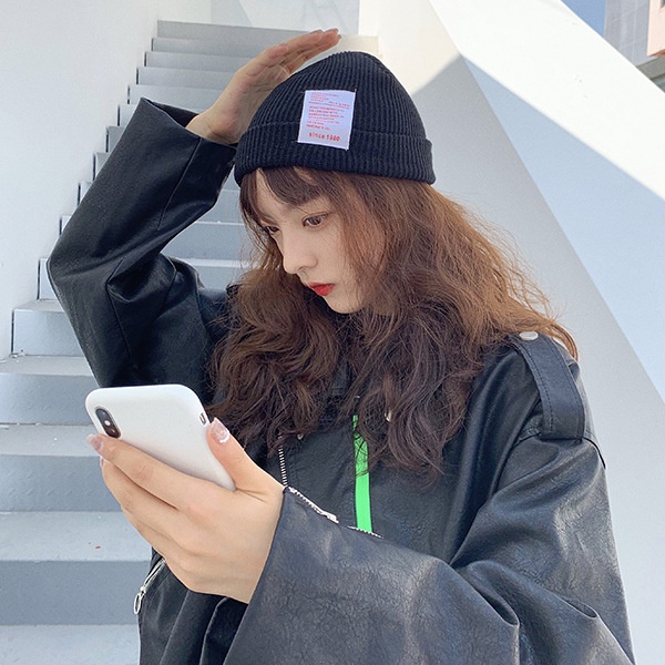 Mũ Nón Len Trùm Đầu nam, nữ họa tiết since 1980 nón beaine len Phong Cách Hip Hop Năng Động Chất Lượng Cao NL06