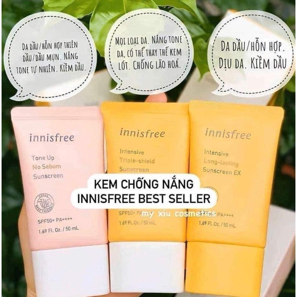 Kem Chống Nắng Innisfree Intensive Sunscreen GentsOfficialStore