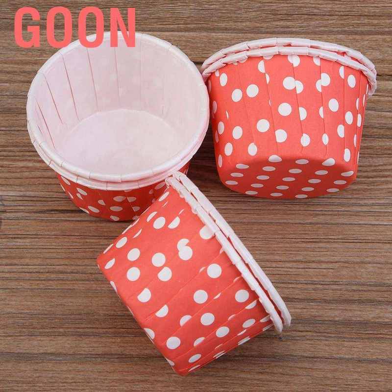 Set 100 Cốc Giấy Làm Bánh Cupcake Tiện Lợi