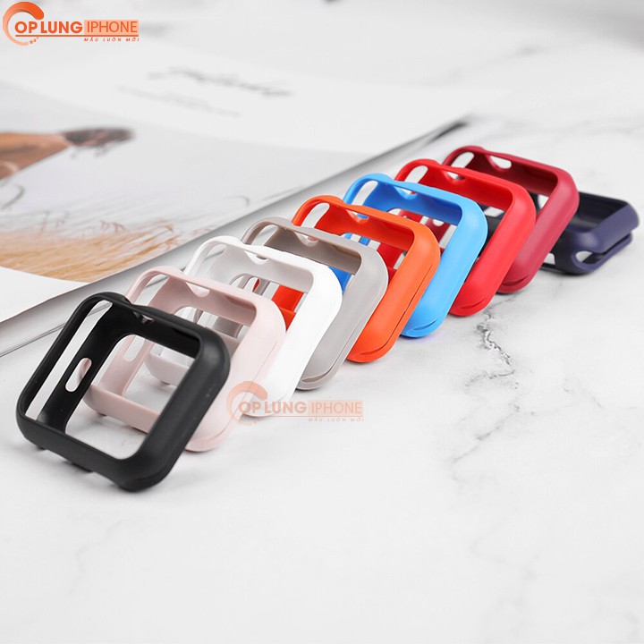 Ốp Silicon Apple Watch - Case Bảo Vệ cho Apple Watch - Đủ 38mm, 40mm, 42mm, 44mm Silicone iWatch Series 4/3/2/1