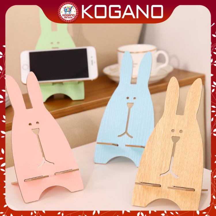 Giá đỡ điện thoại KOGANO đỡ điện thoại iPhone, Android, máy tính bảng iPad đa năng hình thỏ đáng yêu TA-001304
