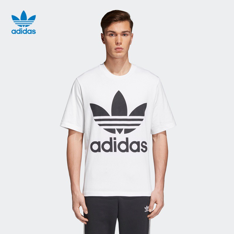 Ready Stock adidas clover men's sport casual short sleeve round neck t-shirt