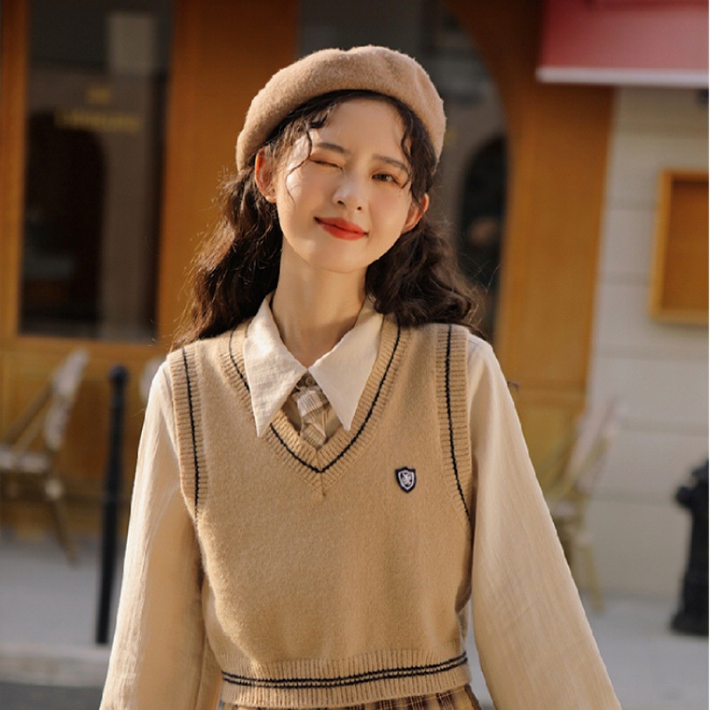 Áo Len Không Tay Phong Cách Hàn Quốc Thời Trang Cho Nữ OOP131