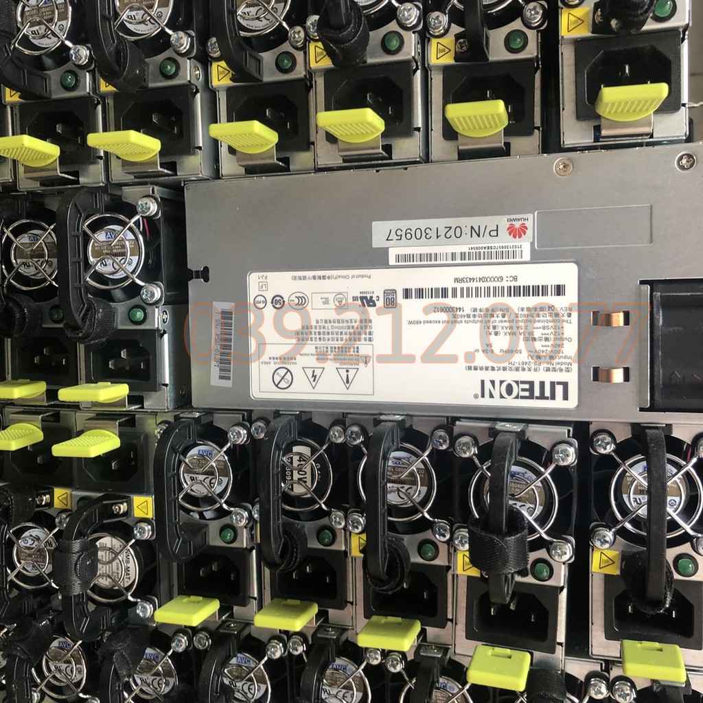 Nguồn Server 12V công suất 460W 38A tháo ra từ máy tính Chủ