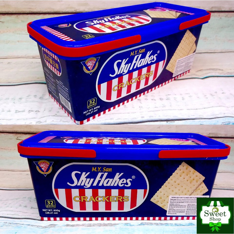 BÁNH QUY KO ĐƯỜNG M.Y.SAN SKYFLAKES CRACKER - PHILIPPINES