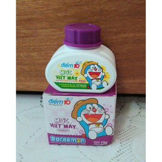 Mực Viết Máy Điểm 10 Doraemon Màu Tím