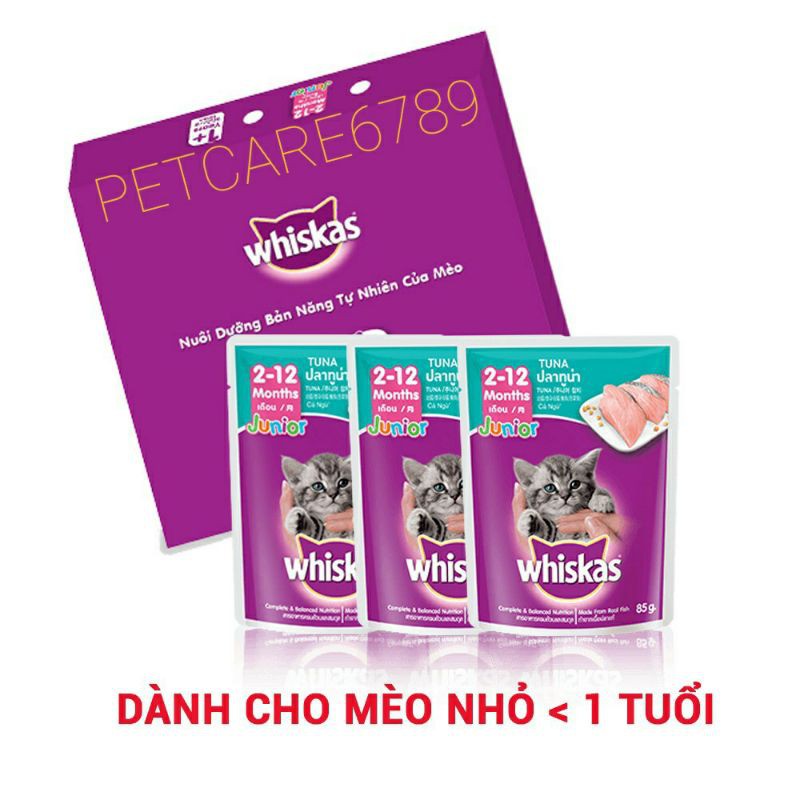 Pate mèo con whiskas 80g whiskas pate