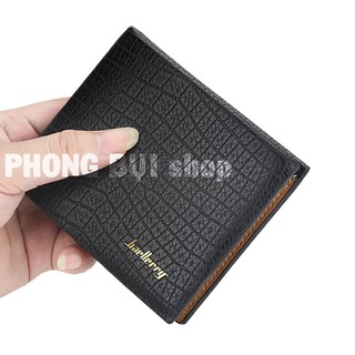 Ví Da Vân Chất Mềm Dáng Đẹp Nhiều Khe Thẻ Nam Tính Hàng Nội Địa Trung Quốc