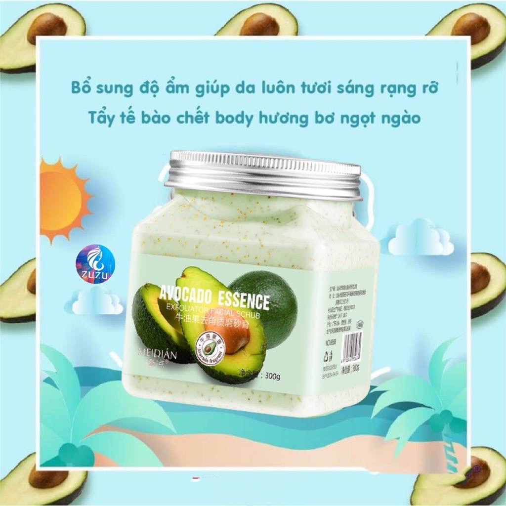 HŨ TẨY TẾ BÀO CHẾT CƠ THỂ, LÀM SẠCH SÂU DƯỠNG TRẮNG DA BODY 300G SamBeauty