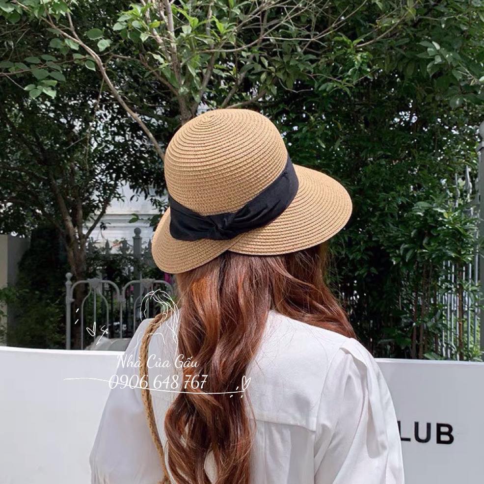 Nón cói nơ mới cho chị em diện đi biển rồi đây, xinh quá là xinh mà giá đẹp xỉu