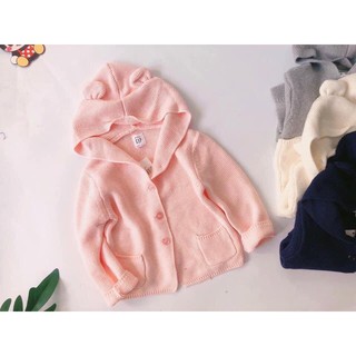 Áo len Gap mũ tai thỏ bé gái