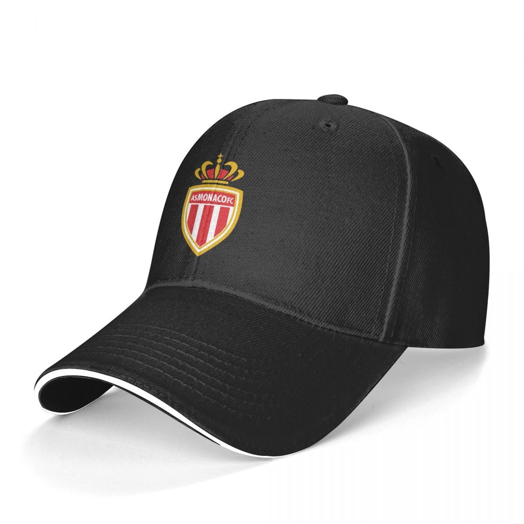 AS Monaco FC logo In Mũ Nam Nữ Chống Nắng Mũ Bóng Chày Thông Thường Hợp Thời Trang Mũ Golf Ngoài Trờ