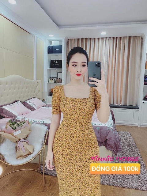 Đầm thun body Minnie House