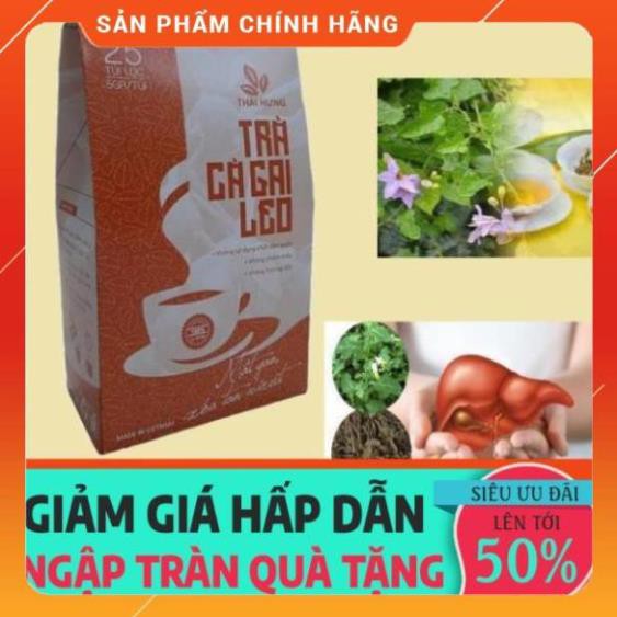 Trà Cà Gai Leo Thái Hưng gói 25 túi lọc giúp mát gan | BigBuy360 - bigbuy360.vn