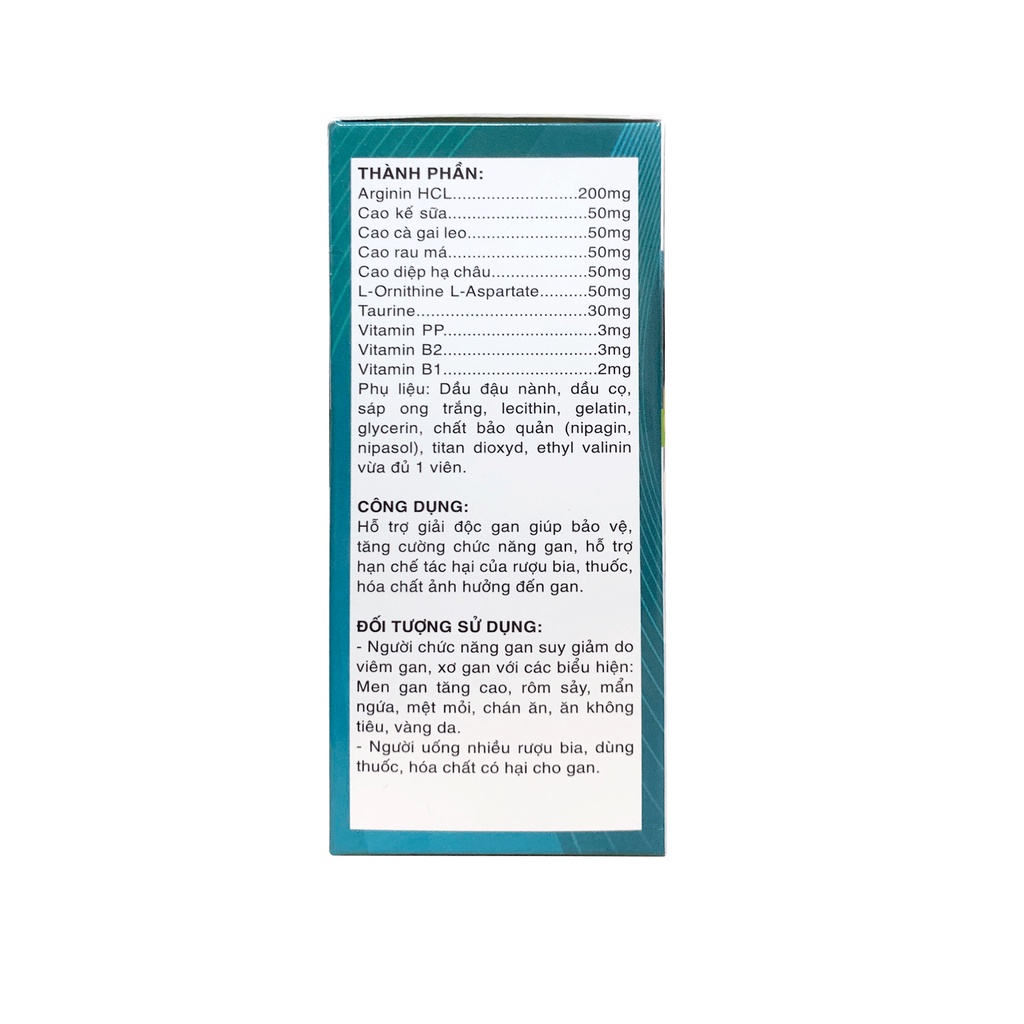 Viên Uống Cà Gai Leo Tăng Cường Chức Năng Gan HEPANIN - HỘP 60 VIÊN