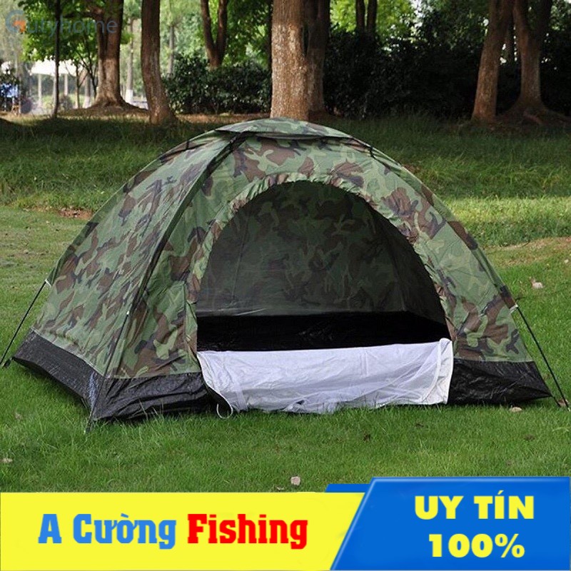 Lều phượt cắm trại vải dù rằn ri , lều du lịch picnic gia đình , chống muỗi , chống nước