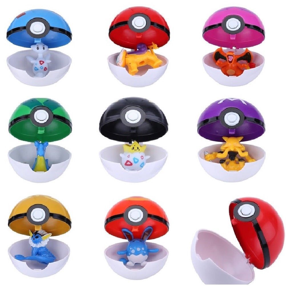 Set 8 Quả Cầu Pokemon Đáng Yêu Chất Lượng Cao