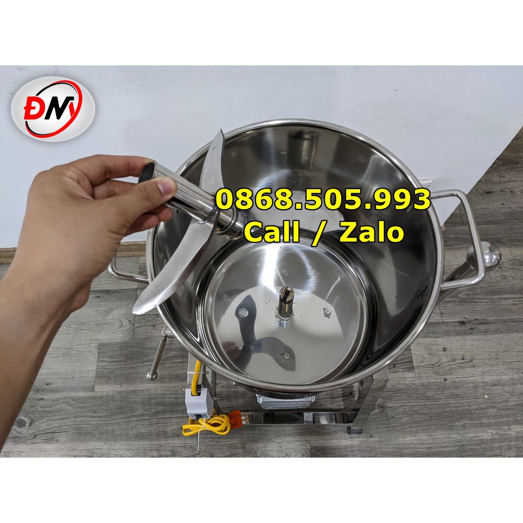 Máy xay pate 3.0Kw – xay thịt – cháo nhuyễn – xay gừng, riềng, sả, tỏi, ởt , máy làm sa tế - khung A Inox - Dao thả