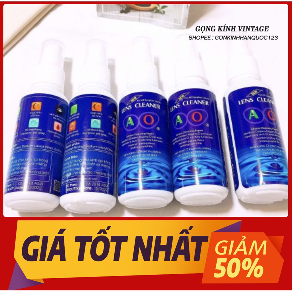 Chai xịt rửa mắt kính 80ml Fiveminutes nhỏ gọn dễ mang bên mình | BigBuy360 - bigbuy360.vn