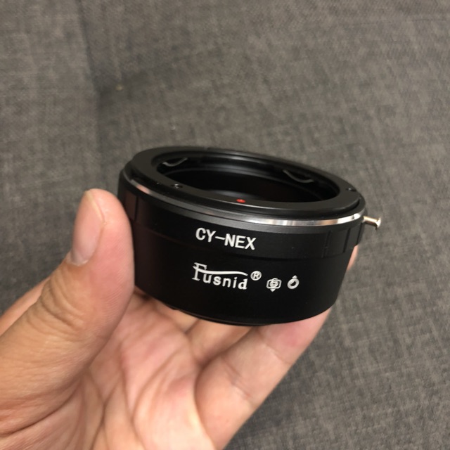 Ngàm Chuyển CY-Nẽ - Hiệu Fusnid (Lens CY gắn máy Sony-E)