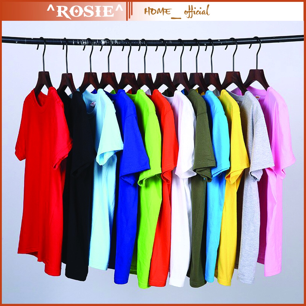 Áo thun trơn nam nữ tay cộc - RTC01 chất liệu cotton mát mịn, thấm hút mồ hôi, nhiều màu