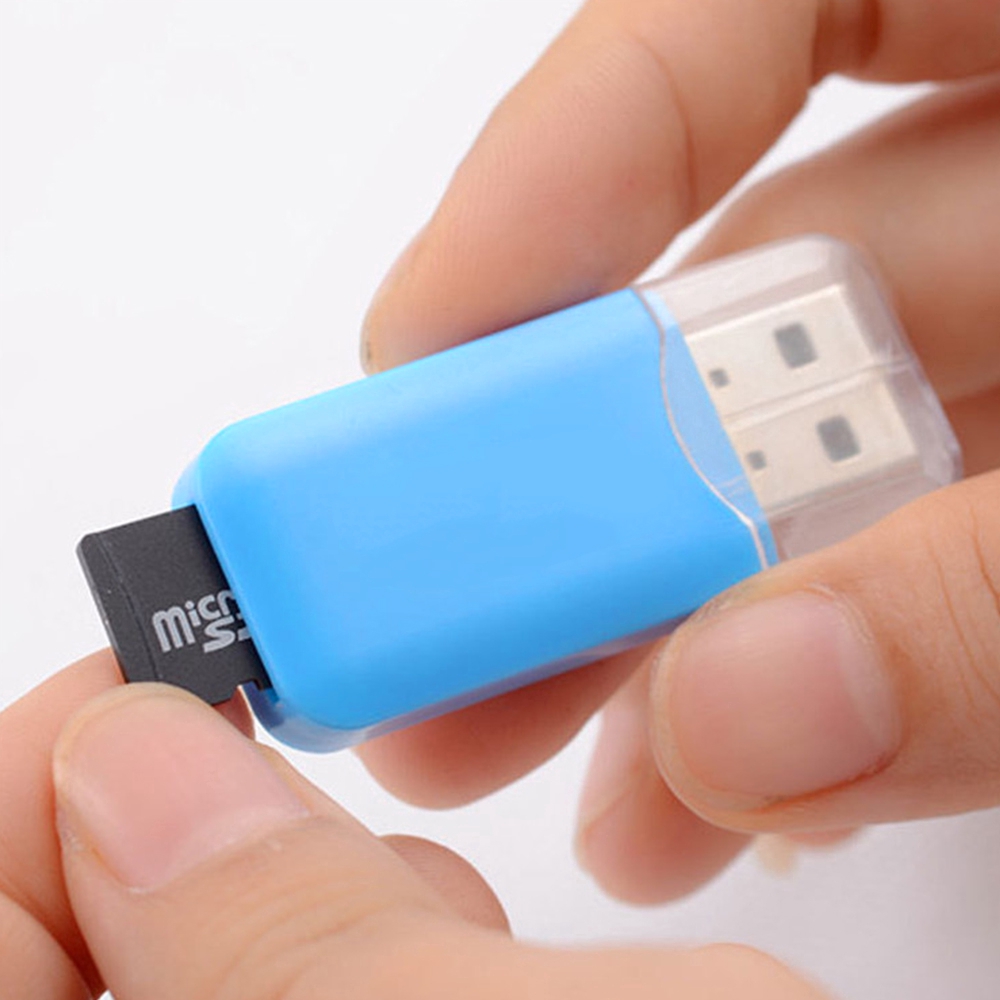 Đầu Đọc Thẻ Nhớ Usb 2.0 Micro SD TF T-Flash Tốc Độ Cao Nhiều Màu Sắc