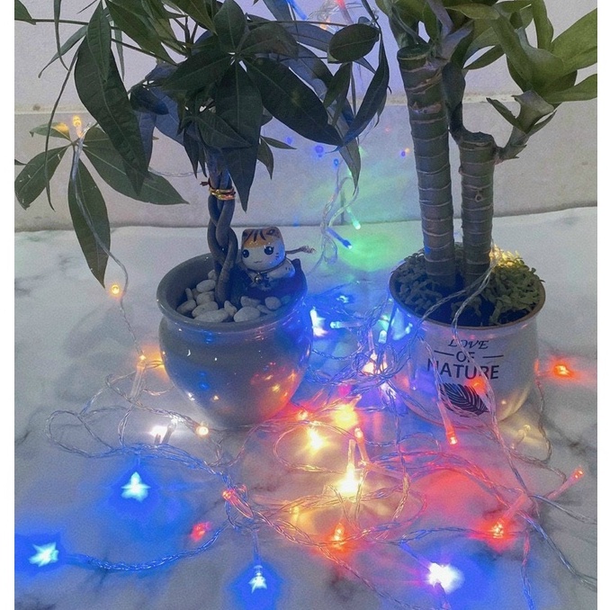 Đèn nháy trang trí nhiều màu, noel, tết, dài 5m