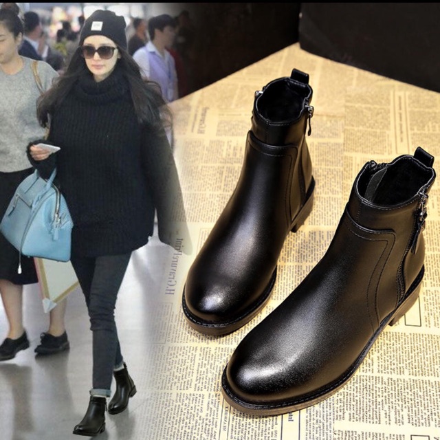 Boots da nữ cổ ngắn thời trang Hàn ( Kèm Ảnh Thật)