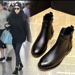 Boots da nữ cổ ngắn thời trang Hàn