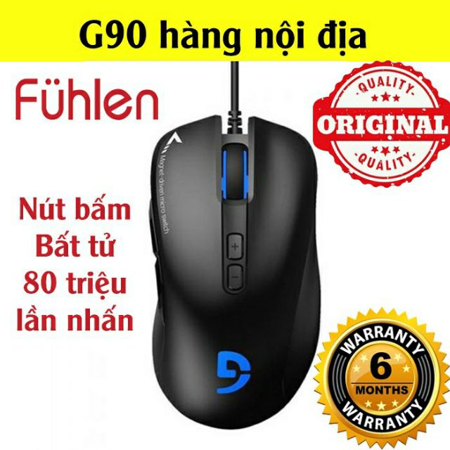 Chuột chơi game Fuhlen G19S 3500DPI bản nâng cấp của G90