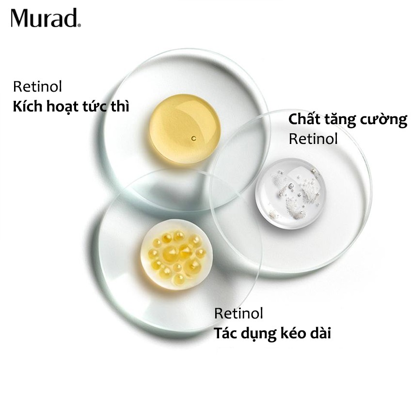 [Murad Chính Hãng] Bộ sản phẩm hồi sinh làn da lão hóa Murad Retinol Cream + Retinol Serum&lt;br&gt;