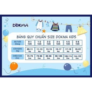 BỘ BA LỖ TRẺ EM DOKMA DB491
