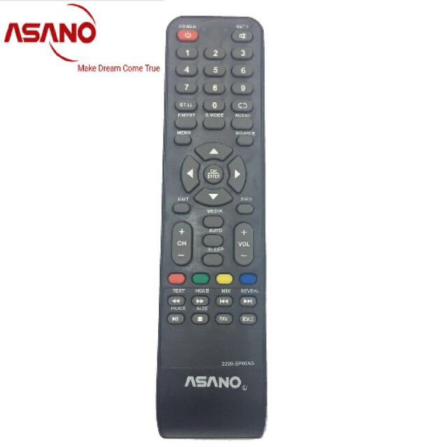 Điều khiển Tivi Asano Chính Hãng (Lỗi đổi mới trong 2 năm)