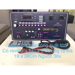 Mạch loa kéo công suất lớn có reverb