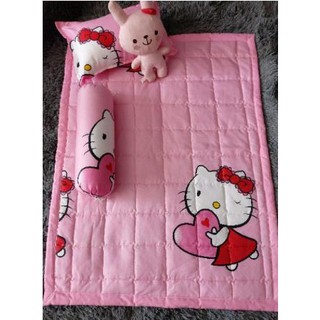Bộ chăn gối cho bé 5 món,rẻ nhất tp hcm,chuyên sỉ và lẻ,free ship-mẫu hello kitty hồng