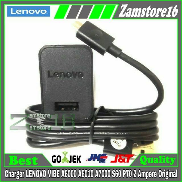 Bộ Sạc 2 Ampere Chính Hãng Cho Lenovo Vibe A6000 A6010 A7000 S60 P70