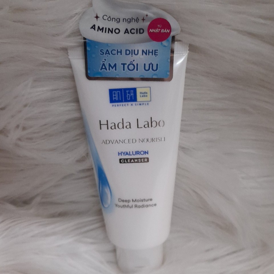 Kem rửa mặt dưỡng ẩm tối ưu Hada Labo Advanced Nourish Cleanser 80g | BigBuy360 - bigbuy360.vn