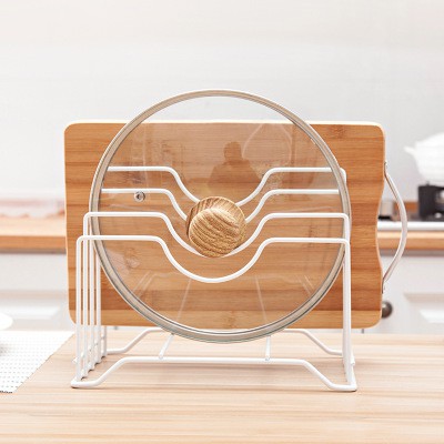 Giá để nắp xoong nồi, thớt tiện lợi cho nhà bếp