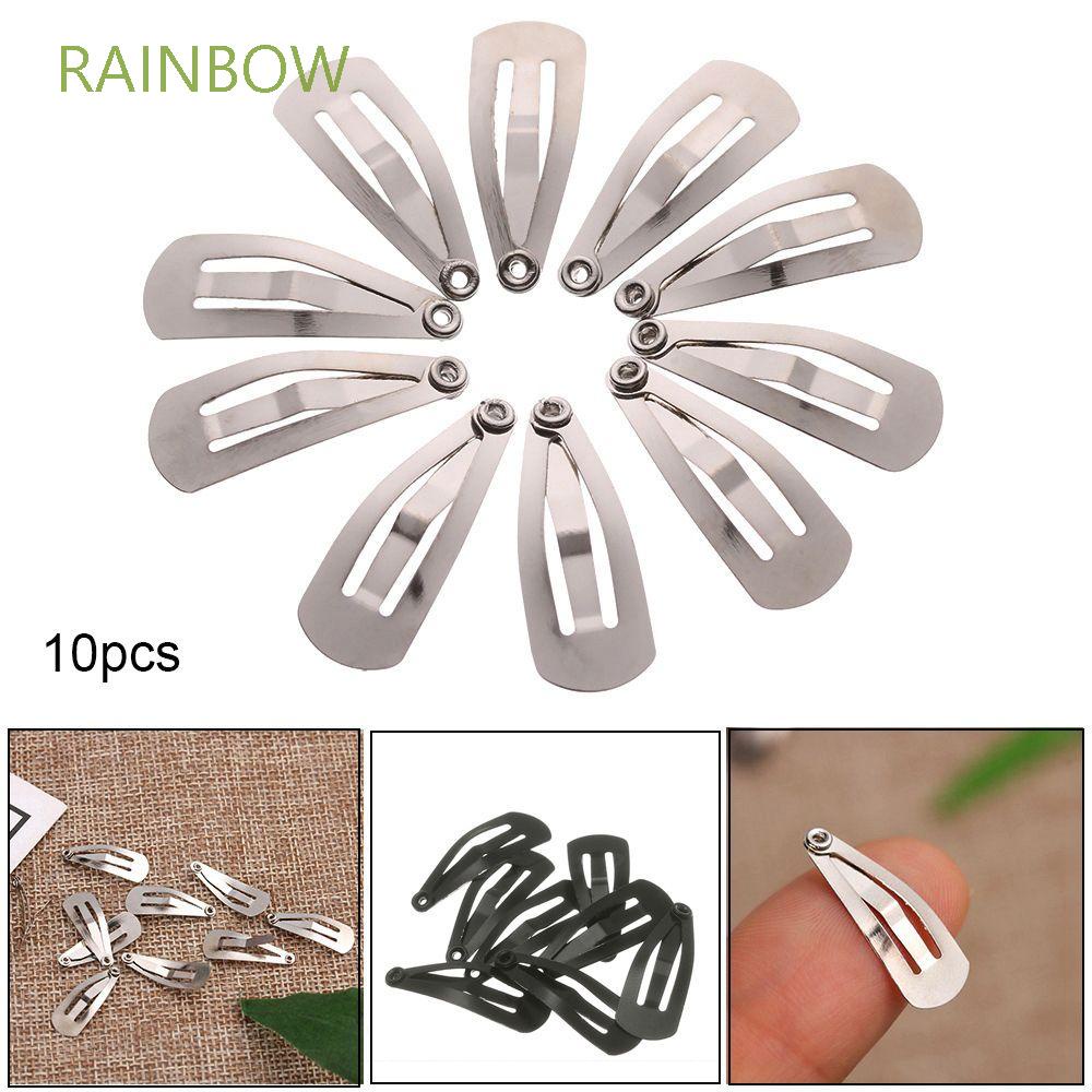 Set 10 kẹp tóc bằng nhựa 3 kiểu dáng dễ thương dành cho búp bê