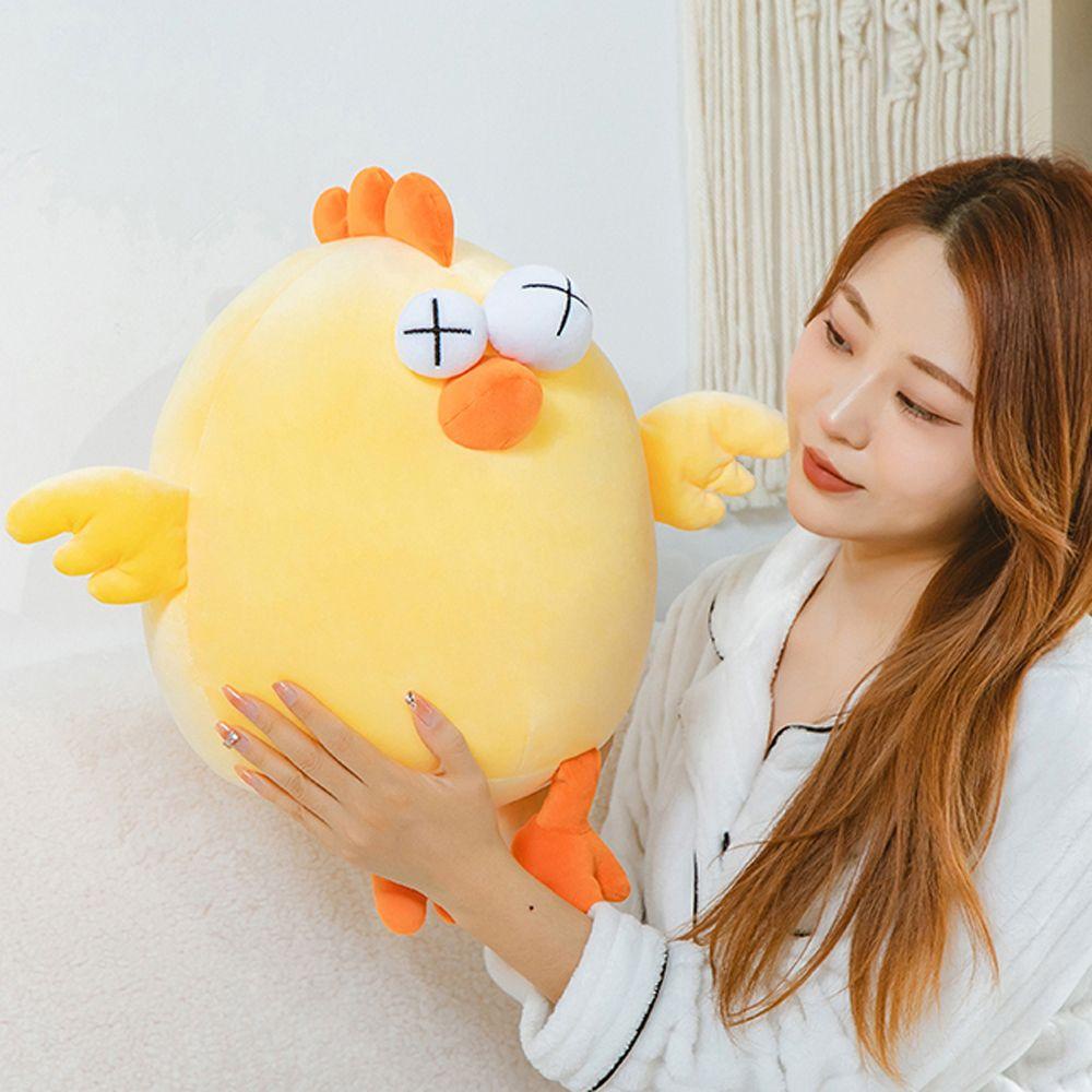 Đồ Chơi Nhồi Bông Hình Gà Đẻ Trứng Hoạt Hình Dành Cho Trẻ Em