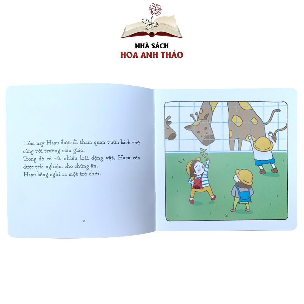 Sách - Ehon Những câu chuyện kỳ lạ của Hasu 4-6 tuổi cho bé phát triển sự sáng tạo (Bộ 4 quyển)