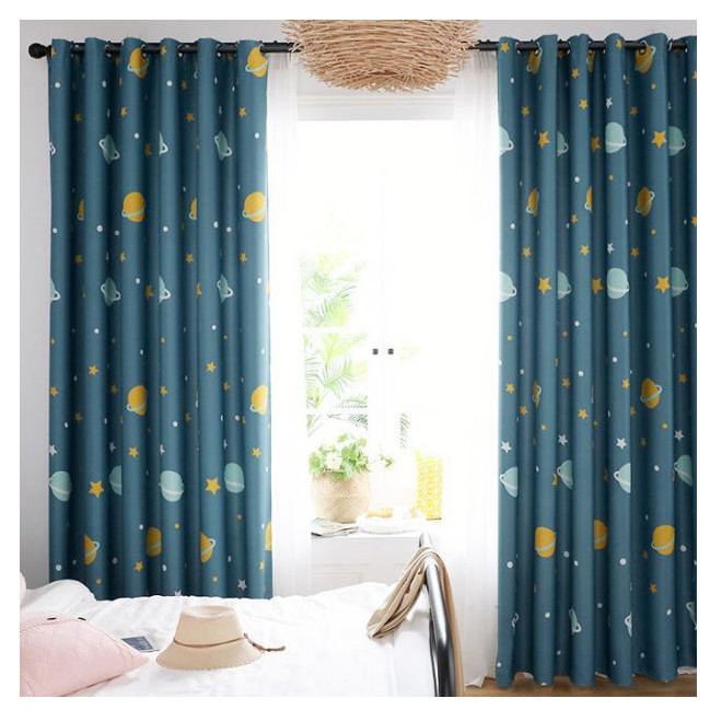 RÈM CỬA CHE NĂNG, MÀN CHẮN  - VŨ TRỤ XANH