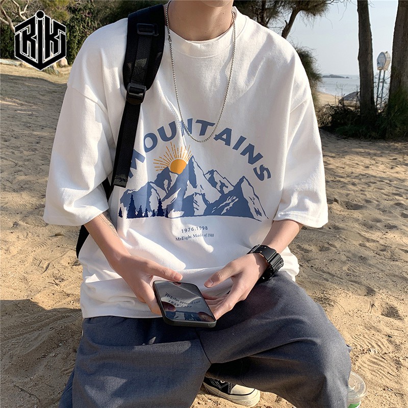 Áo phông form rộng tay lỡ unisex nam nữ oversize ATL144 | BigBuy360 - bigbuy360.vn