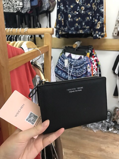 Ví ngắn da xước forever young | BigBuy360 - bigbuy360.vn